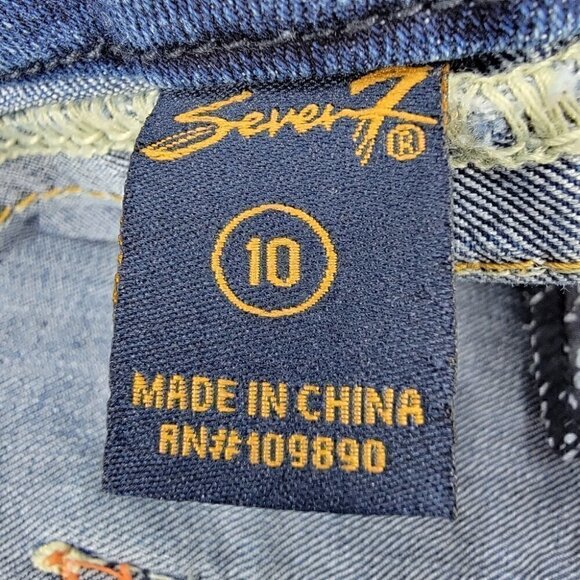 Seven7 Women's 10 Shorts Decorative Stitching Decorative Art Spacious Pockets - Picture 10 of 15